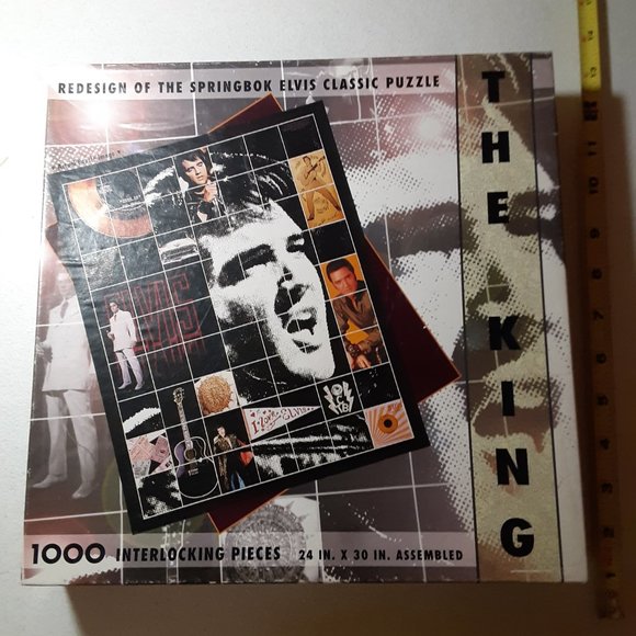 92' Elvis The King 1000 pc. Springbok Puzzle - Picture 1 of 8